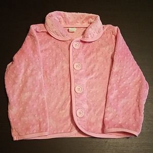 Chez Belle Button Down Pink Jacket - Size 6 (E4)